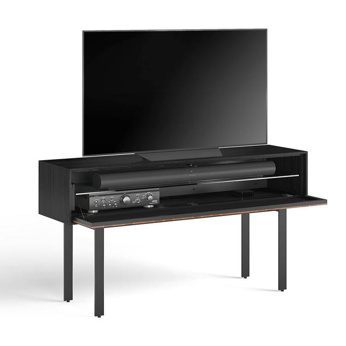 BDI BDIINTER7246EA | Multimedia cabinet - Full width push-open door - Frêne Charbon-SONXPLUS.com