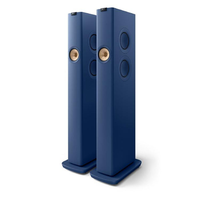 KEF LS60 WIRELESS | HiFi Wireless Floorstanding Speakers - All-in-1 - Royal Blue - Pair