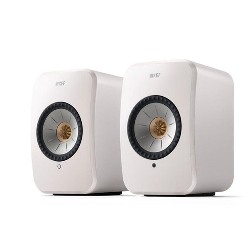 KEF LSX II | Wireless HiFi Speakers - Compact and Versatile - Mineral White - Pair-SONXPLUS.com