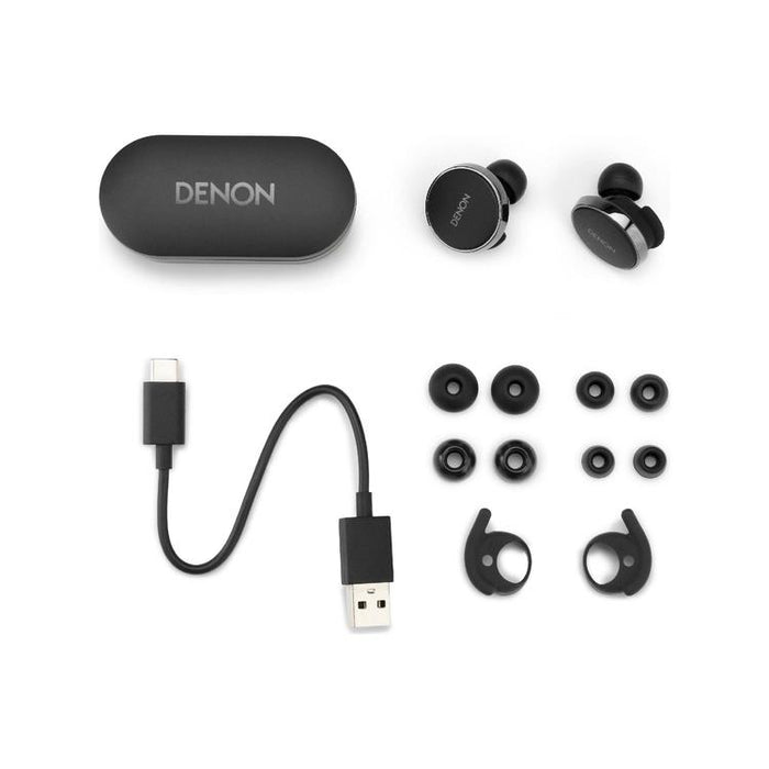 Denon PERL PRO | In-Ear Headphones - Wireless - Bluetooth - Masimo Adaptive Acoustic Technology - Black-SONXPLUS.com