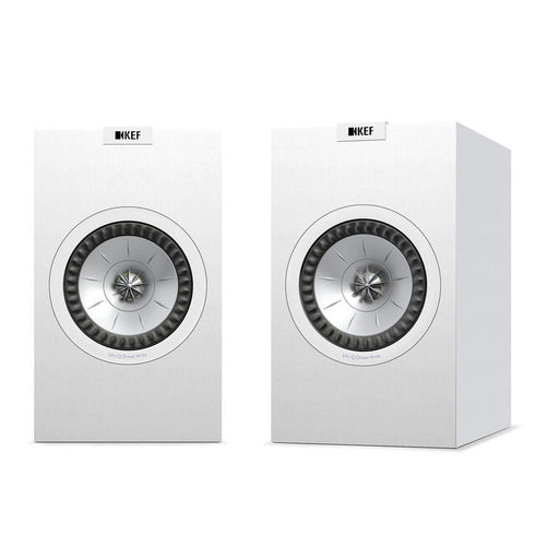 KEF Q150 | Haut-parleurs de bibliothèque - 2 Voies - Hi-Fi - Blanc Satin - Paire-SONXPLUS.com