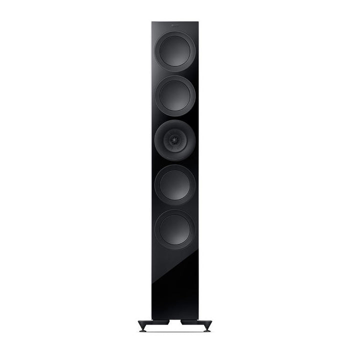 KEF R11 Meta | Haut-parleurs sur pieds - Bass Reflex 3 voies - Hi-Fi - Noir Laqué - Paire