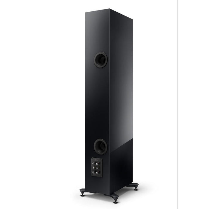 KEF R11 Meta | Haut-parleurs sur pieds - Bass Reflex 3 voies - Hi-Fi - Noir Laqué - Paire