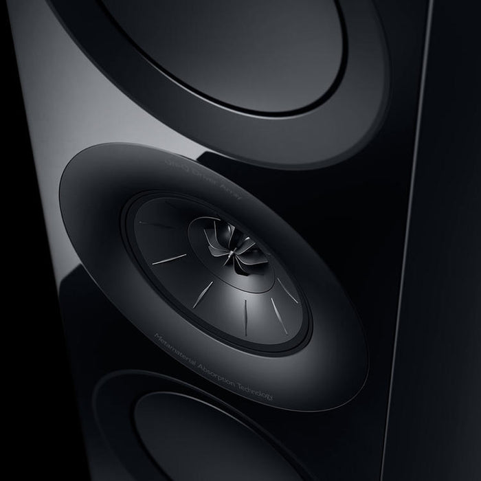 KEF R11 Meta | Haut-parleurs sur pieds - Bass Reflex 3 voies - Hi-Fi - Noir Laqué - Paire