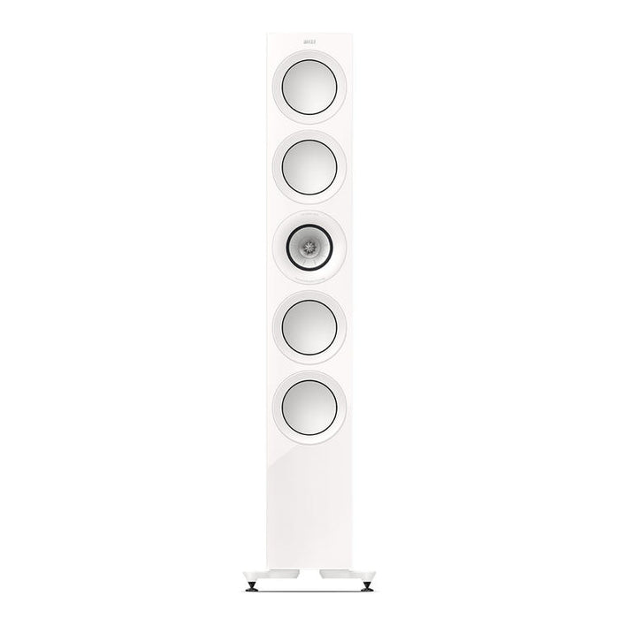 KEF R11 Meta | Haut-parleurs sur pieds - Bass Reflex 3 voies - Hi-Fi - Blanc Laqué - Paire