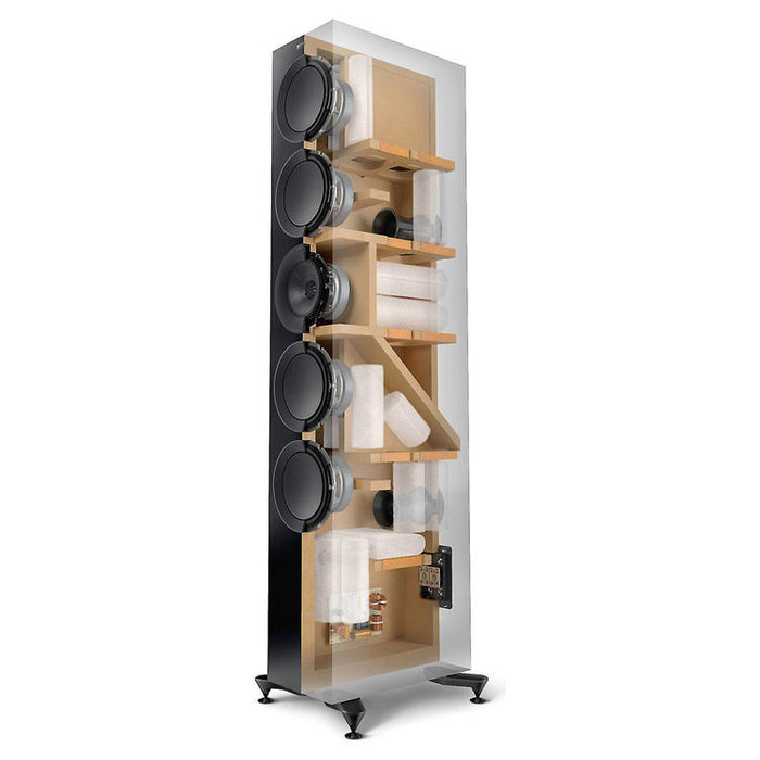 KEF R11 Meta | Haut-parleurs sur pieds - Bass Reflex 3 voies - Hi-Fi - Blanc Laqué - Paire