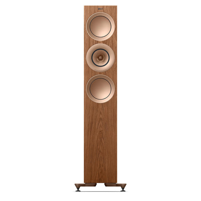 KEF R7 Meta | Haut-parleurs sur pieds - Bass Reflex 3 voies - Hi-Fi - Noyer - Paire