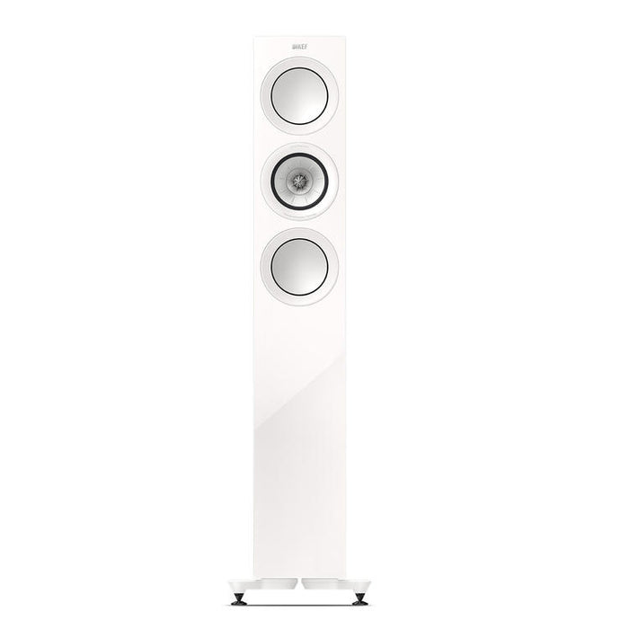 KEF R5 Meta | Floorstanding Speakers - Bass Reflex 3 way - Hi-Fi - Gloss White - Pair