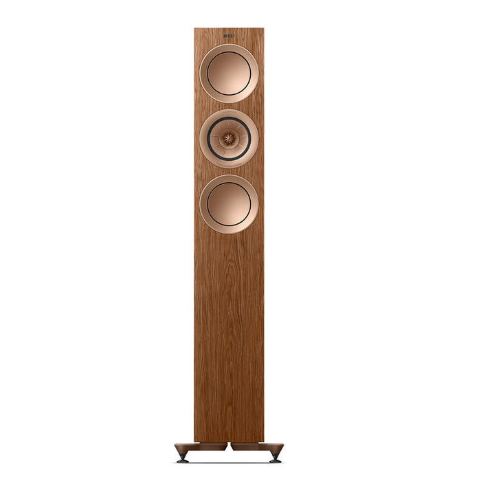 KEF R5 Meta | Floorstanding Speakers - Bass Reflex 3 way - Hi-Fi - Walnut - Pair