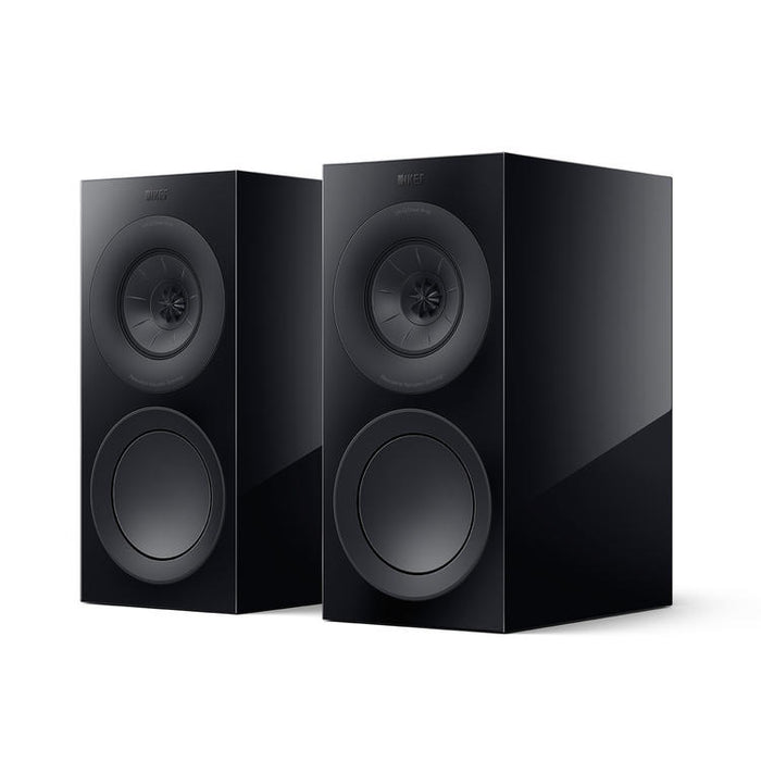 KEF R3 Meta | Bookshelf Speakers - Bass Reflex 3 way - Hi-Fi - Black Gloss - Pair