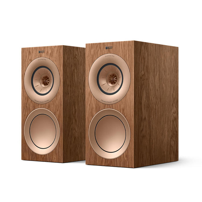 KEF R3 Meta | Bookshelf Speakers - Bass Reflex 3 way - Hi-Fi - Walnut - Pair-SONXPLUS.com