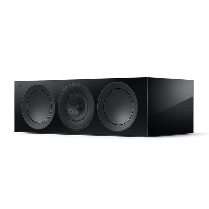 KEF R6 Meta | Haut-parleurs LCR - 3 voies charge close - Hi-Fi - Noir Laqué - Unité