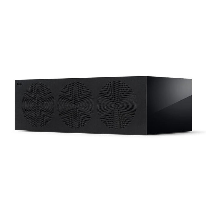 KEF R6 Meta | Haut-parleurs LCR - 3 voies charge close - Hi-Fi - Noir Laqué - Unité