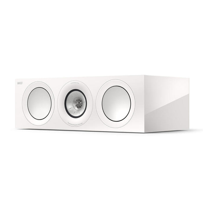 KEF R6 Meta | LCR Speakers - 3-way closed load - Hi-Fi - Gloss White - Unit