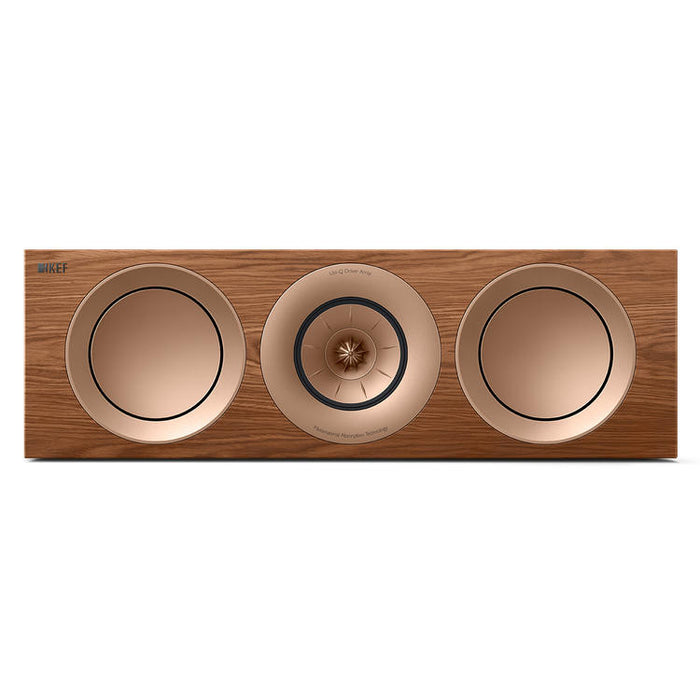 KEF R6 Meta | LCR Speakers - 3-Way Closed Load - Hi-Fi - Walnut - Unit