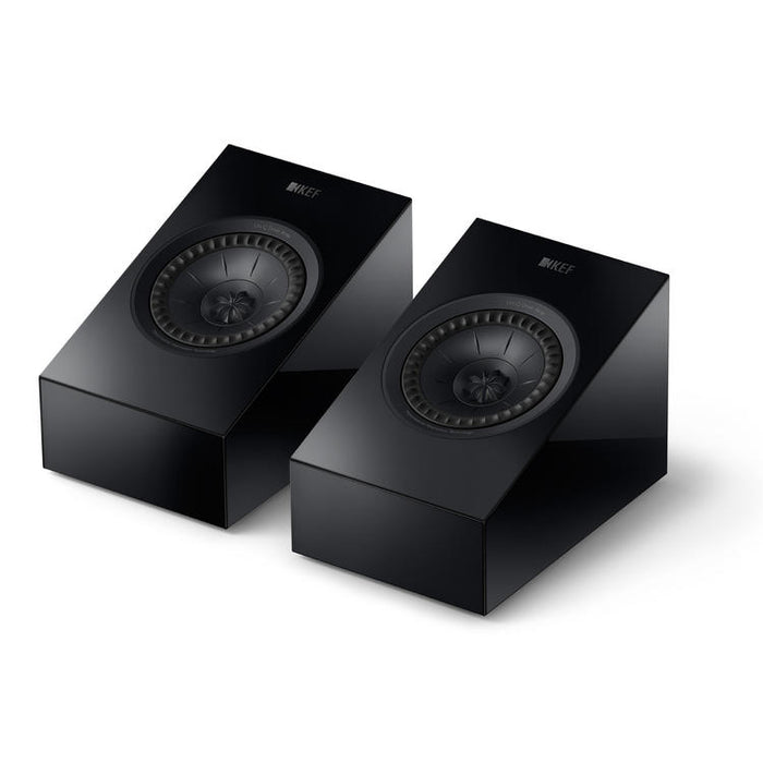 KEF R8 Meta | Surround Speakers - Dolby Atmos - Hi-Fi - Black Gloss - Pair