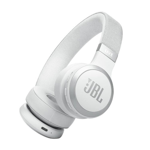 JBL Live 670NC | Écouteurs circum-auriculaires - Sans fil - Bluetooth - Blanc-SONXPLUS.com