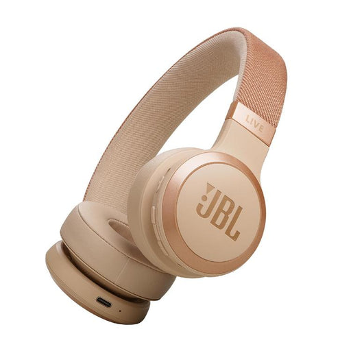 JBL Live 670NC | Écouteurs circum-auriculaires - Sans fil - Bluetooth - Sable-SONXPLUS.com