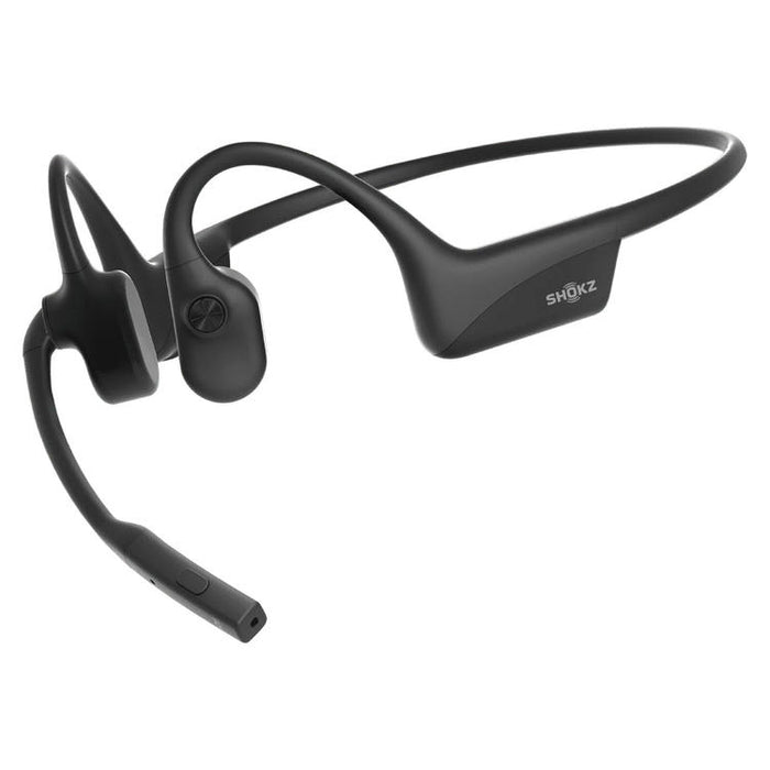 SHOKZ OpenComm2 | Bone Conduction Headphones - Bluetooth - Microphone - Black-SONXPLUS.com