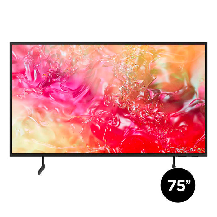 Samsung UN75DU7100FXZC | 75" LED TV - DU7100 Series - 4K Crystal UHD - 60Hz - HDR