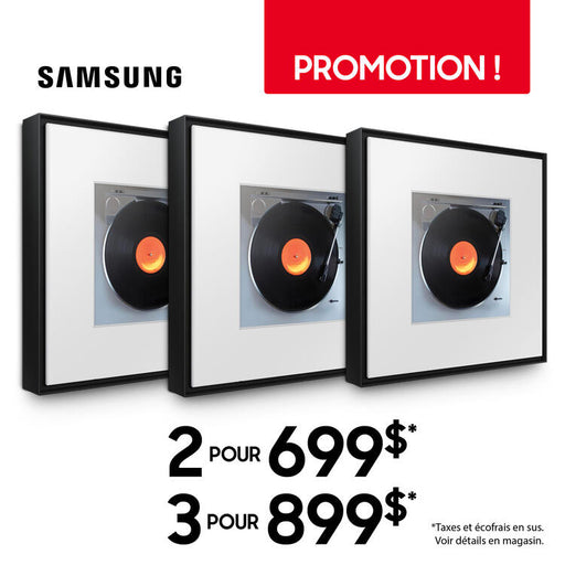 Samsung HW-LS60D | Haut-parleur Music Frame - Sans fil - Personnalisable - Noir-SONXPLUS.com