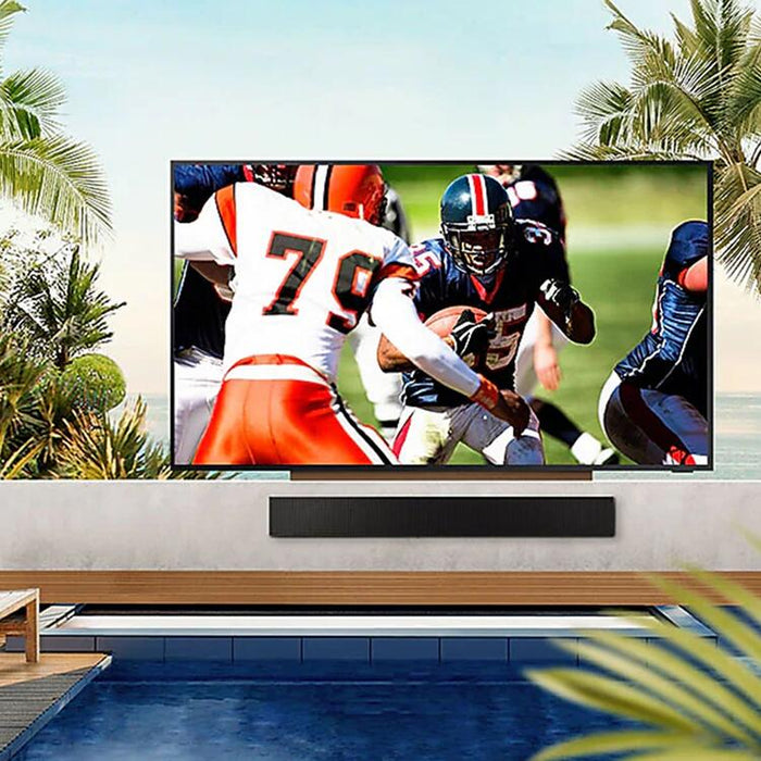 Samsung QN85LST9CAFXZC | Téléviseur extérieur QLED 85" The Terrace - Protection solaire directe - Résistant aux intempéries - 4K Ultra HD-SONXPLUS.com