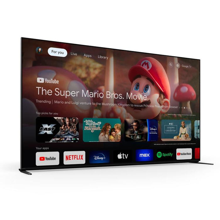 Sony BRAVIA 9 K-75XR90 | 75" TV - Mini LED - XR90 series - 4K HDR - Google TV