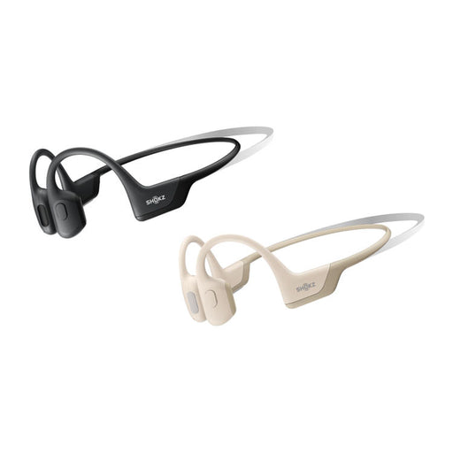 SHOKZ OpenRun Pro Mini | Écouteurs à conduction osseuse - Sport - Bluetooth - 10 Heures d'autonomie - Beige-SONXPLUS.com