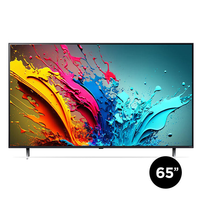 LG 65QNED85TUA | 65" QNED 4K TV - UHD 4K - QNED85T Series - 120Hz - AI a8 4K Processor - Black