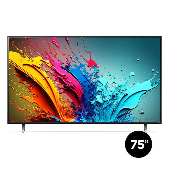 LG 75QNED85TUA | 75" QNED 4K TV - UHD 4K - QNED85T Series - 120Hz - AI Processor a8 4K - Black