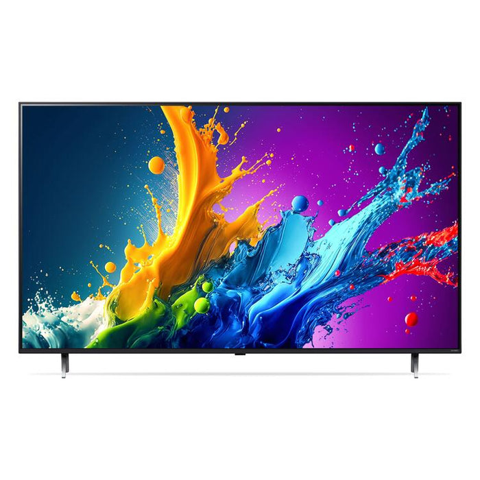 LG 86QNED80TUC.ACC | Téléviseur 86" QNED 4K - UHD 4K - Série QNED80 - 60Hz - Processeur IA a5 4K Gen7 - Noir