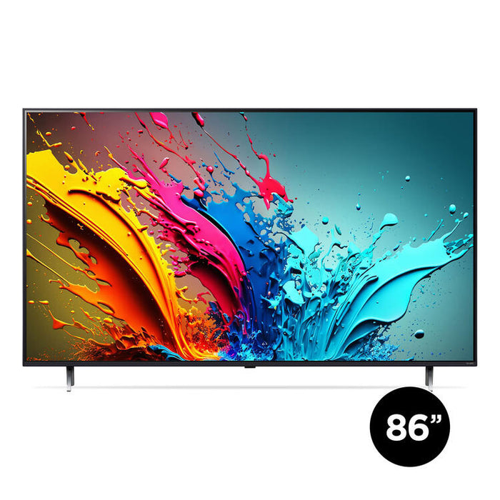 LG 86QNED85TUA | 86" QNED 4K TV - UHD 4K - QNED85T Series - 120Hz - AI a8 4K Processor - Black