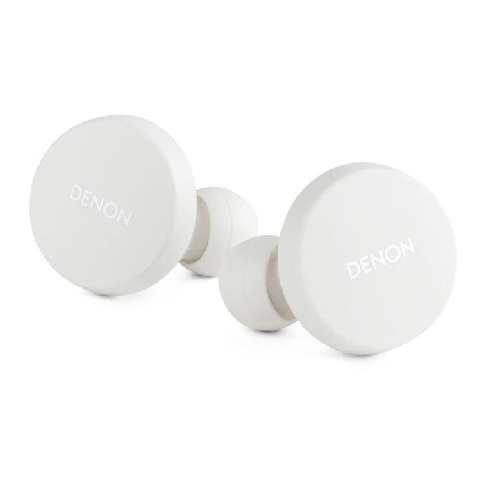 Denon PERL | In-Ear Headphones - Wireless - Bluetooth - Masimo Adaptive Acoustic Technology - White-SONXPLUS.com