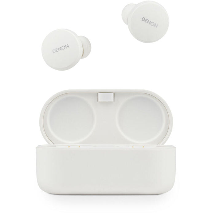 Denon PERL | In-Ear Headphones - Wireless - Bluetooth - Masimo Adaptive Acoustic Technology - White-SONXPLUS.com