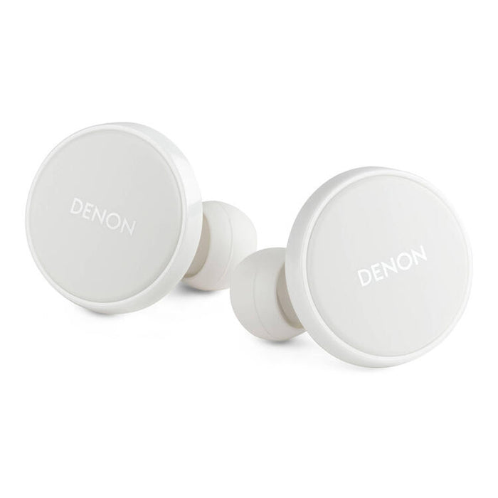 Denon PERL PRO | In-Ear Headphones - Wireless - Bluetooth - Masimo Adaptive Acoustic Technology - White