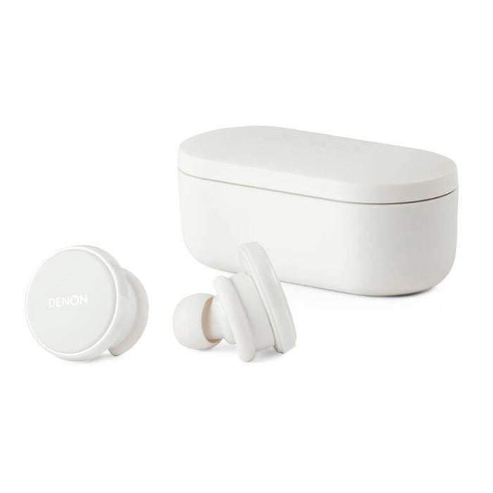 Denon PERL PRO | In-Ear Headphones - Wireless - Bluetooth - Masimo Adaptive Acoustic Technology - White