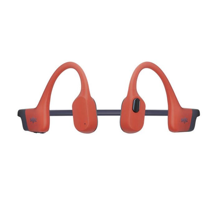 SHOKZ OpenSwim Pro | Bone Conduction Earphones - For Swimming - Bluetooth - IP68 - 9 hours battery life - Red