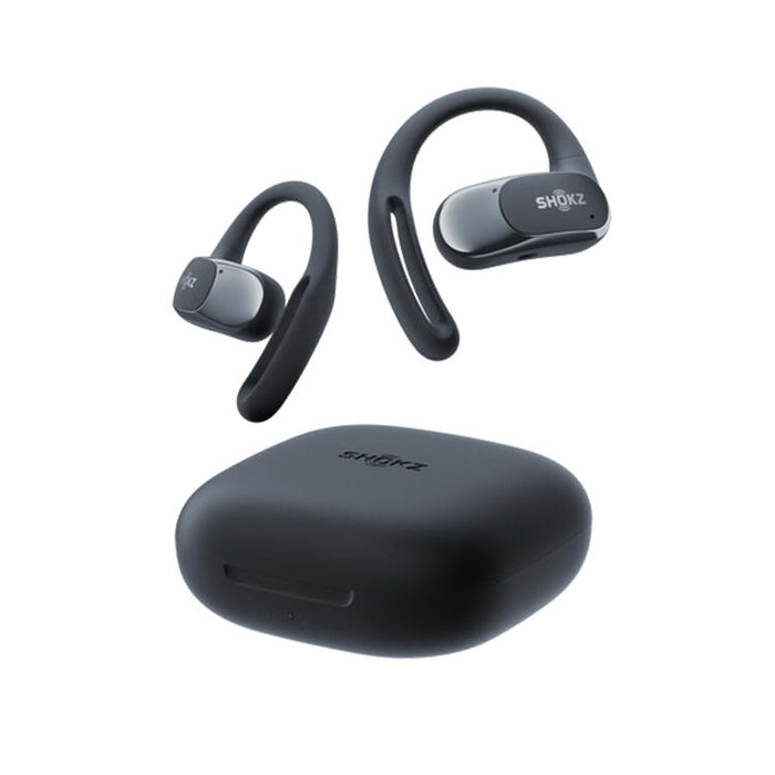 SHOKZ OpenFit Air | Écouteurs conduction osseuse - Jusqu'à 28 heures d'écoute - Bluetooth - Noir-SONXPLUS.com