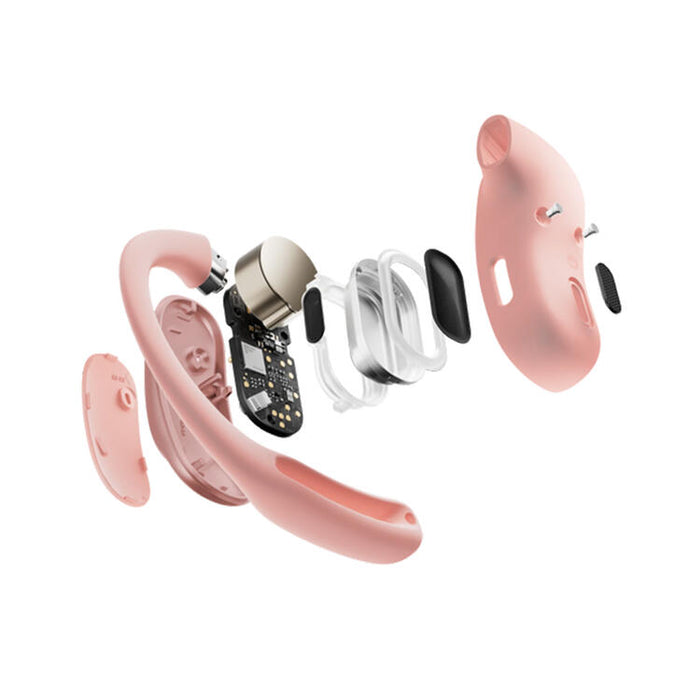 SHOKZ OpenFit Air | Bone conduction headphones - Up to 28 hours of listening - Bluetooth - Pink