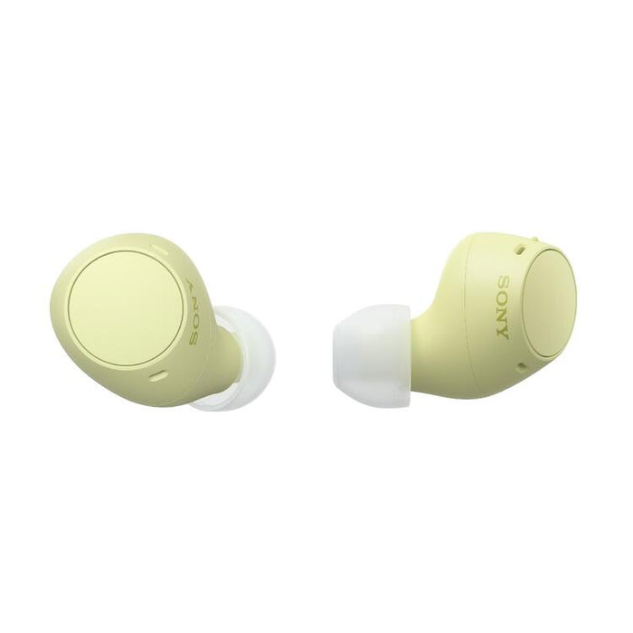 Sony WF-C510 | Écouteurs intra-auriculaires - 100% Sans fil - Bluetooth - Microphone - Jusqu'à 22 heures d'autonomie - IPX4 - Jaune-SONXPLUS.com