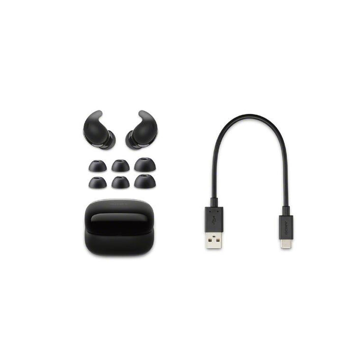 Sony LinkBuds Fit | Écouteurs intra-auriculaires - 100% Sans fil - Bluetooth - Microphone - Suppression active du bruit - Noir-SONXPLUS.com