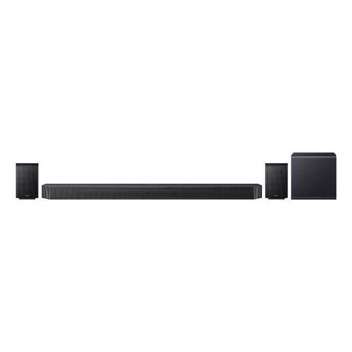 Samsung HW-Q990F | Barre de son - 11.1.4 canaux - Dolby ATMOS - Caisson de graves + Haut-parleurs arrière sans fil - 756W - Q-Symphony - Noir-SONXPLUS.com