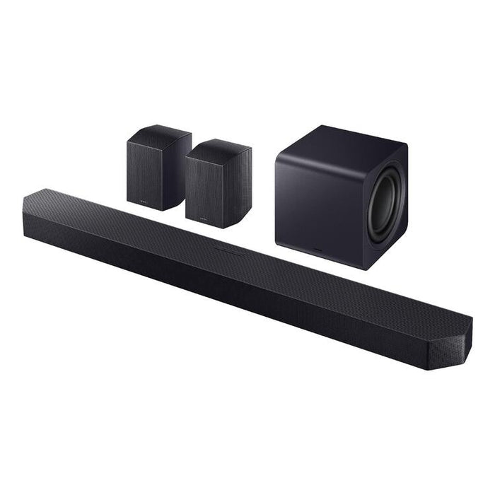 Samsung HW-Q990F | Barre de son - 11.1.4 canaux - Dolby ATMOS - Caisson de graves + Haut-parleurs arrière sans fil - 756W - Q-Symphony - Noir