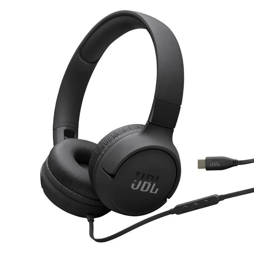 JBL Tune 520C | Over-Ear Headphones - USB-C - Bluetooth - Black-SONXPLUS.com