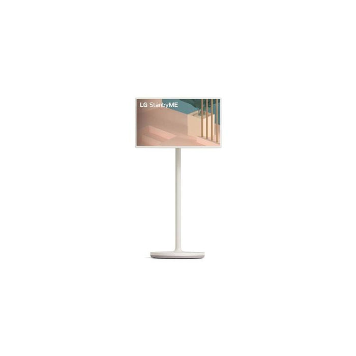 LG StanbyME - 27ART10AKPL | Téléviseur intelligent 27" DEL - 4K FHD - Sur support - Sans fil - Tactile - Rotation complète - Batterie intégrée - Liquidation | 01 | Sonxplus