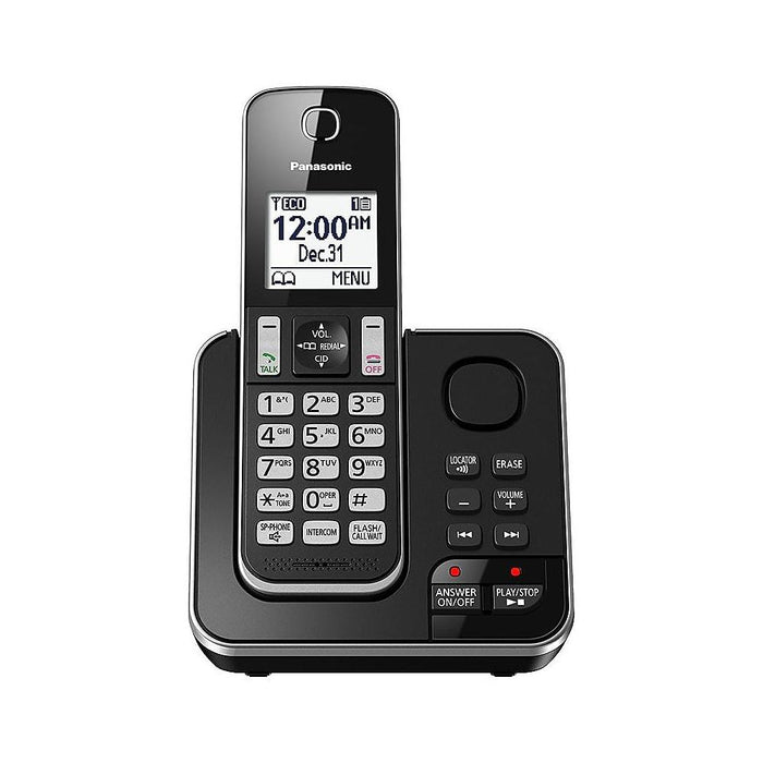 Panasonic KX-TGD390B | Téléphone sans fil - 1 combiné - Répondeur - Noir