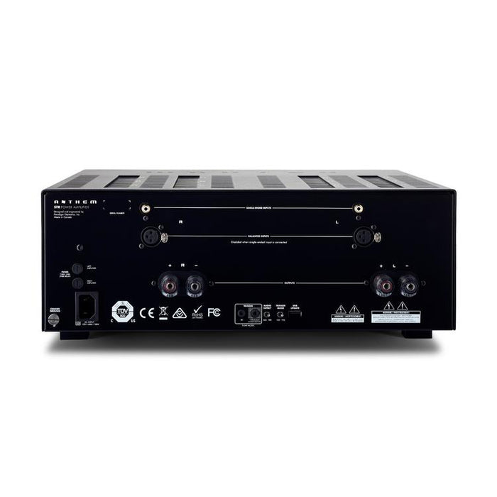 Anthem | STR Power Amplifier - 2 Channels - Massive Toroidal Transformers - Black-SONXPLUS.com