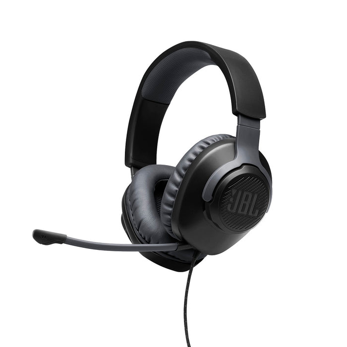 JBL Quantum 100 | Wired Circum-Aural Gaming Headphones - Black