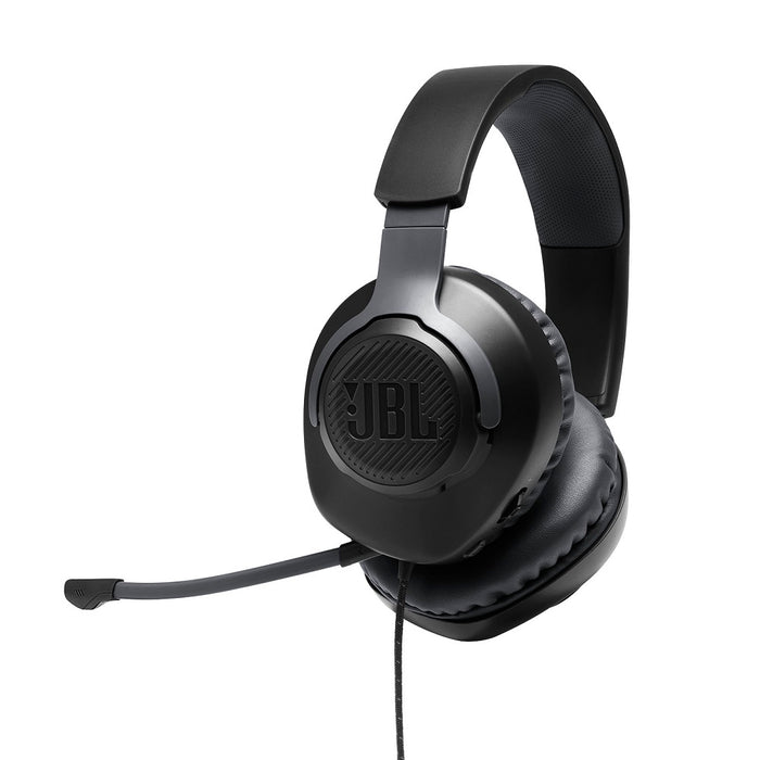 JBL Quantum 100 | Wired Circum-Aural Gaming Headphones - Black