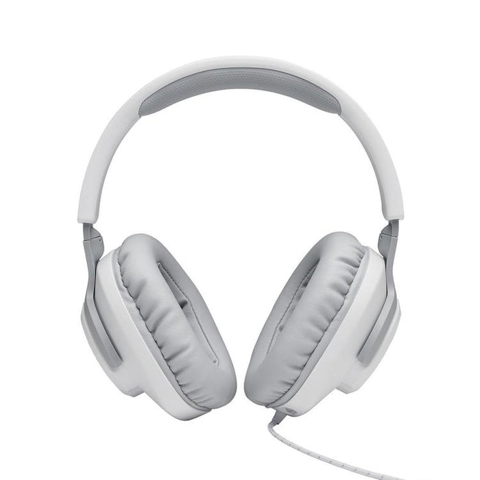 JBL Quantum 100 | Wired Circum-Aural Gaming Headphones - White-SONXPLUS.com